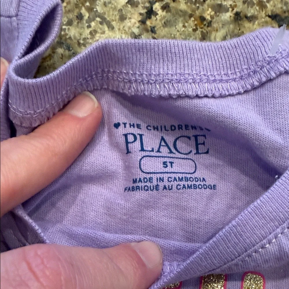 The Children's Place Lavender 'Future Cowgirl' Tee